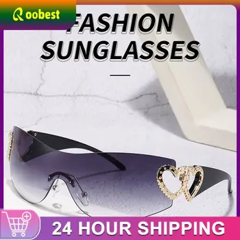 1-10 шт. Горячие солнцезащитные очки Y2k для женщин, модные солнцезащитные очки One Piece, мужские очки, спортивные очки UV400, очки