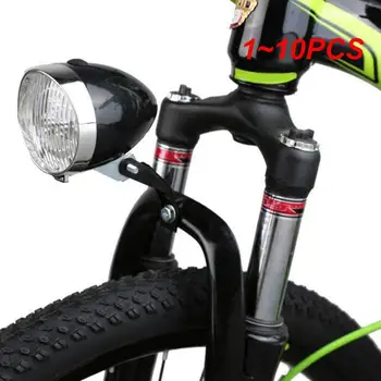 1 ~ 10ШТ Светодиодный MTB велосипедный фонарь Водонепроницаемый велосипедный головной фонарь Передняя лампа Дорожный фонарик Кронштейн Аксессуары для горных велосипедов велосипед