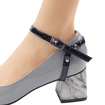 1 пара для каблуков Модные Съемные Водонепроницаемые Противоскользящие Эластичные Аксессуары для лодыжек С пряжкой Ремешки для женской обуви Прочный Треугольник