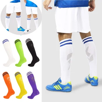 1 пара футбольных спортивных носков Длиной до колена для взрослых, детские леггинсы для футбола, бейсбола для взрослых, детские спортивные носки для лодыжек, летние