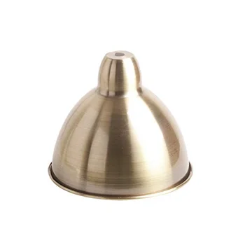 1 упаковка Винтажного бронзового металлического абажура, минималистичный скандинавский сменный абажур для торшера, настольные лампы, Другие совместимые лампы