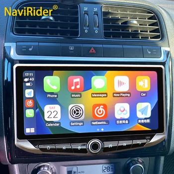 10,88 Дюймовый Автомобильный Android 13 Qled Экран Carplay Для Volkswagen POLO 2008 2020 2din Радио Мультимедийный Видеоплеер GPS DSP Головное Устройство