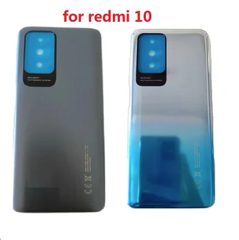 10 шт./лот Оригинал для Xiaomi Redmi 10 10C Чехол на заднюю дверь Задняя крышка аккумулятора Наклейка на заднюю крышку с кнопкой включения