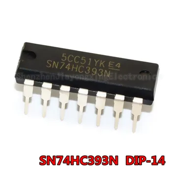 10ШТ SN74HC393N DIP14 SN74HC393 DIP 74HC393N 74HC393 HD74HC393AP 74HC393AP DIP-14 новая и оригинальная микросхема