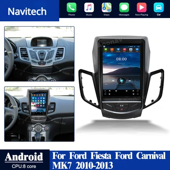 11,6-ДЮЙМОВЫЙ Автомобильный радиоприемник Android11.0 для Ford Fiesta Ford Carnival MK7 2010 2011 2012 2013 Автомобильный Мультимедийный плеер GPS-навигации