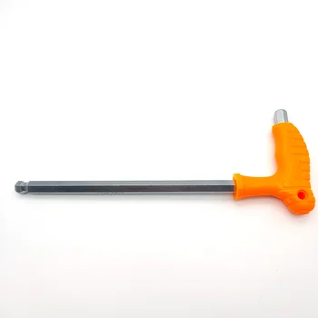 12 мм L-образная пластиковая ручка с двуглавой шестигранной головкой гаечный ключ CRV стальной с плоской головкой гаечный ключ с шаровой головкой