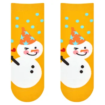 12 Пар Рождественских носков, хлопчатобумажные носки с рисунком Снеговика, Санта-Клауса, осенне-зимние Рождественские носки для женщин, Рождественский подарок