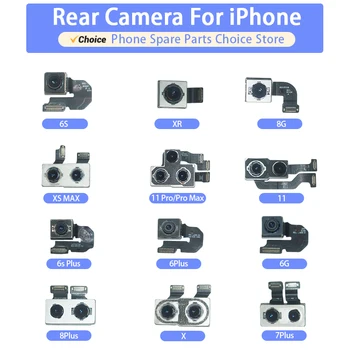 1шт Задняя Камера Для iPhone 6 6S 7 8 Plus X XS Max XR 11 Pro Max Задняя Камера Задний Гибкий Кабель Замена Камеры Ремонт
