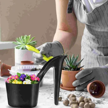 2 шт Цветочные вазы Декоративные кашпо на высоком каблуке Дизайн горшков для комнатных растений Маленькие пластиковые посадки