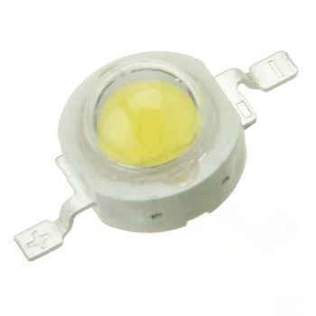 200шт светодиодных шариков Натуральный белый светодиодный светильник мощностью 1 Вт, чип лампы высокой мощности 4000 К, светодиодный чип