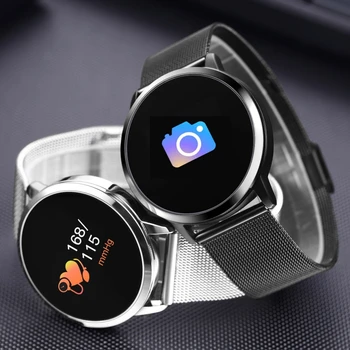 2021 НОВЫЙ Экран Smartwatch Монитор Сердечного Ритма Смарт-Часы Спортивные Фитнес-Мужские Женские Носимые Устройства для IOS Android