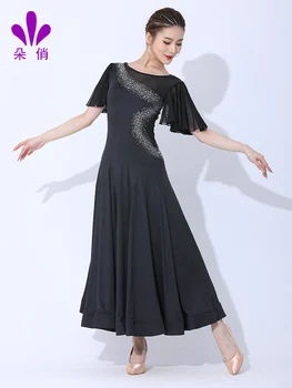2023 Новое платье для соревнований по бальным танцам, платья для бального вальса, Стандартное танцевальное платье, женское бальное платье 2321