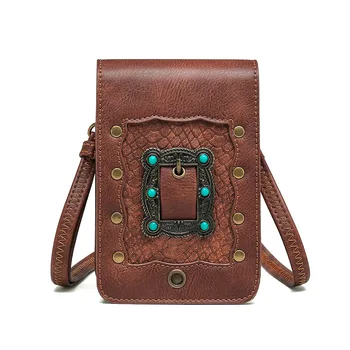 2023 Новые модные женские брендовые сумки через плечо с роскошным дизайном в стиле панк-индустриального ретро, Lady Mini Square для путешествий