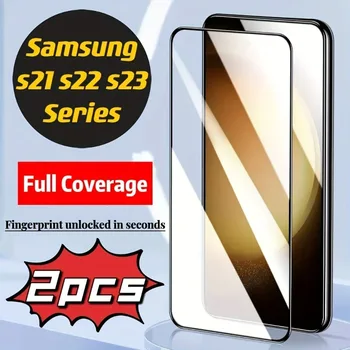 2шт Закаленное стекло 9H для Samsung Galaxy S21 S22 S23 Ultra Screen Protector для Samsung S20 S22 Ultra Glass