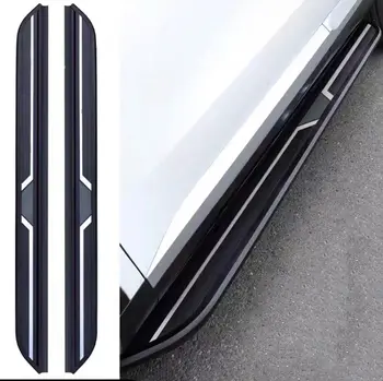 2шт Фиксированная дверная подножка Подножка Педаль Nerf Bar Подходит для Porsche Cayenne 2003-2010