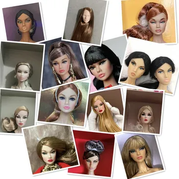 30 см Оригинальный FR head IT кукольные головки Модная лицензионная головка качественные кукольные головки для девочек, Одевающие DIY игрушечные части