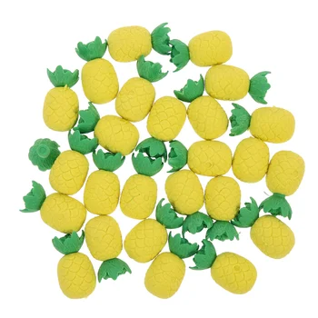 30 шт. ластик с ананасом, очаровательные ластики в форме фруктов, детские игрушки, имитация Tpr, Яркий ребенок