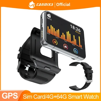 4G Смарт-часы GPS Wifi 4G RAM 64G ROM Умные часы для мужчин Android 9.0 Nano Sim-карта Телефон Мониторинг сердечного ритма Батарея S999