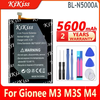 5600 мАч KiKiss 100% Новый Аккумулятор BL-N5000A BLN5000A Для Аккумуляторов сотовых Телефонов Gionee M3 M3S M4 Marathon M4