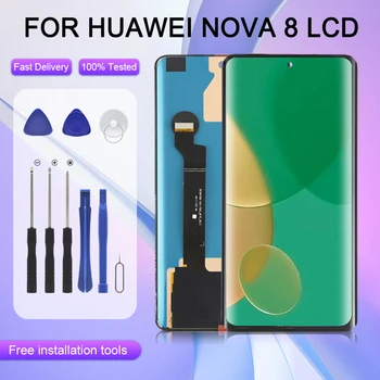 6,57 Дюймов Для Huawei Nova 8 5G ЖК-дисплей С Сенсорным Экраном Digitizer Для Nova 8 ANG-AN00 Дисплей В Сборе С Инструментами