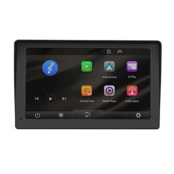 7-Дюймовый Автомобильный Радиоприемник HD 1024P Беспроводной Carplay Android Auto FM-Радио Сенсорный Экран MP5-Плеер Голосовое Управление FM-передатчиком Mirrorlink