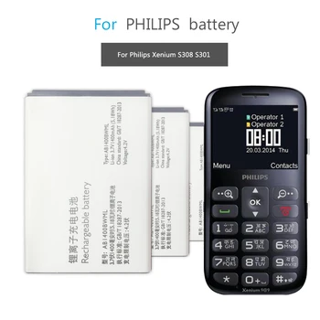 AB1400BWML для Philips Xenium S301 S308 Сменный аккумулятор мобильного телефона 1400 мАч