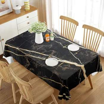 Blask  prostokątny luksusowy marmur na stolik jadalnia bankiet weselny kuchnia obrus dekoracje