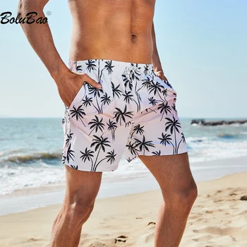BOLUBAO 2023, уличные Повседневные шорты для мужчин, пляжные брюки с большим карманом и принтом, Высококачественные Дизайнерские шорты для мужчин