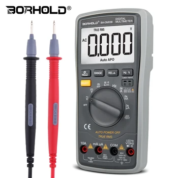 Borhold BH-DM03B Профессиональный цифровой мультиметр с 6000 отсчетами True RMS, автоматический диапазон, инструменты для тестирования переменного/постоянного тока