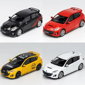 GCD 1: 64 Mazda 3 MPS Белый RHD / Черный Желтый RHD / Красный LHD / Черный LHD Миниатюрная Коллекция моделей автомобилей, отлитых под давлением