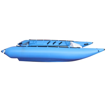 GTG410 Нос из стекловолокна и транец из нержавеющей стали, скоростной катамаран, надувная лодка