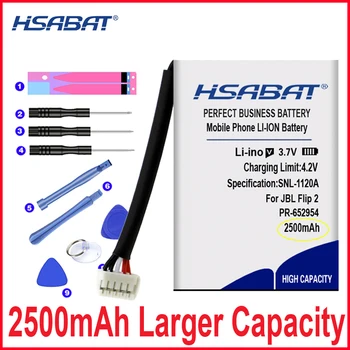 HSABAT 0 Цикл 2500 мАч Bluetooth Динамик Аккумулятор для JBL Flip 2 Flip2 Flip II JN151PH13849 PR-652954 AEC653055-2P