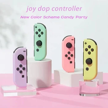 Joy Cons для контроллеров Switch Nintend, L / R Беспроводные Контроллеры для Switch Заменяют джойстики Joy pad геймпадом с ремешком