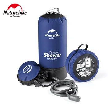 Naturehike 11-литровая сумка для душа на открытом воздухе, походная ванна, грелка без солнечной энергии, купальщик для кемпинга, Походное оборудование для купания на открытом воздухе