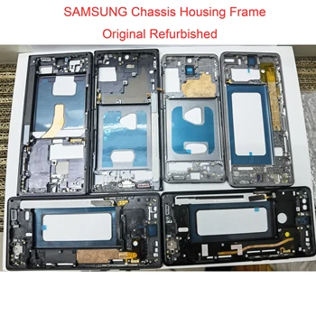 OEM Оригинальная Отремонтированная рамка средней рамки для Samsung Galaxy S21 Plus Сменный корпус Шасси ЖК-панель Безель Ремонтная деталь