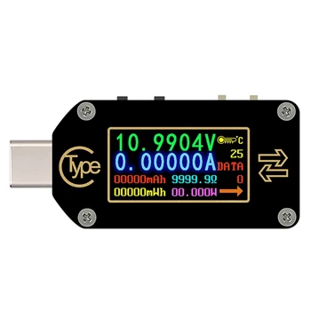 Rd Tc66 Type-C Pd Триггер USB Вольтметр Амперметр Напряжение 2-Полосный Измеритель Тока Мультиметр Зарядное Устройство Pd Аккумулятор USB Tester1