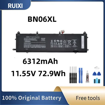 RUIXI Оригинальный Аккумулятор 11,55V 72.9Wh 6312mAh BN06XL HSTNN-IB9A Для ноутбука Spectre X360 15-EB Convertible 15-EB L68235-1C1