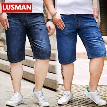 Size 50 Jeans Shorts Men's Short Pants Denim Plus Size Pantalones Vaqueros Hombre джинсы мужские
