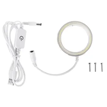 USB-разъем, кольцевая лампа для микроскопа, аксессуары для микроскопа, регулируемая кольцевая лампа