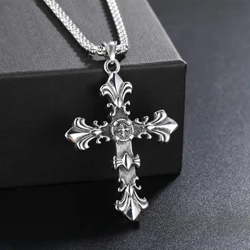 Y2K Панк-ожерелье с подвеской в виде креста для мужчин и женщин, готическое ожерелье на ключицу, эстетика, ретро-украшения в стиле хип-хоп, подарок для вечеринки, Богемия