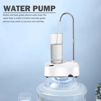 Автоматический дозатор воды в бочке, портативный перезаряжаемый водяной насос Smart Tray емкостью 1200 мАч с силиконовой трубкой для дома, кухни, офиса