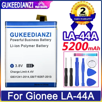 Аккумулятор для мобильного телефона Bateria емкостью 5200 мАч для высококачественной батареи Gionee LA-44A