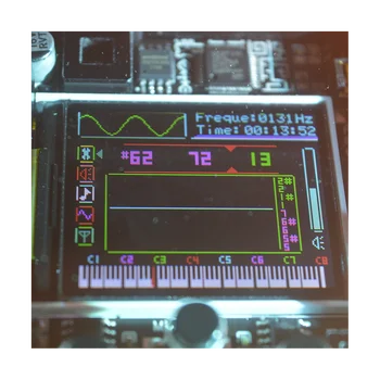Аудио Мини-Терменвокс, Музыкальный Электронный творческий инструмент, Ретро-многоголосные Креативные игрушки с экранным дисплеем