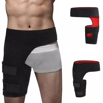Бандаж для поддержки паха, Компрессионная паховая повязка для подколенного сухожилия, Дышащая для мужчин и женщин, велосипедные футбольные бутсы до колена