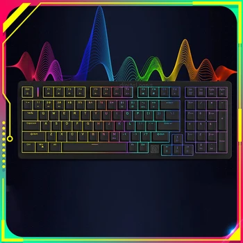 Беспроводная Bluetooth-клавиатура Irok FePro с 98 клавишами Механическая трехрежимная клавиатура с возможностью горячей замены и RGB-подсветкой для рабочего стола геймера Office Mac