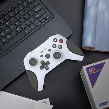 Беспроводной Игровой Контроллер 2.4G, Двойной Вибрационный Игровой Контроллер, Встроенный Разъем 3,5 ММ Без Задержки 600 мА для Xbox One X / S