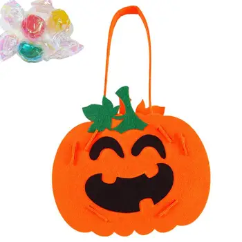 Ведро для сладостей своими руками, нетканое ведро для конфет, подарочные принадлежности на Хэллоуин, игровой реквизит для детского сада