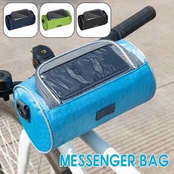 Велосипедная сумка на руль с сенсорным экраном для телефона с диагональю 6,1 дюйма, Ударопрочная водонепроницаемая сумка для телефона, сумки для езды на электроскутере