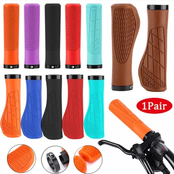 Велосипедные ручки MTB Lock, мягкая резиновая велосипедная ручка, встроенные чехлы для велосипедных ручек, защитное снаряжение для велосипеда, аксессуары для велосипеда