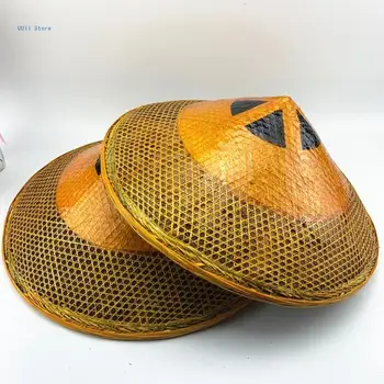 Взрослая Приморская Ротанговая шляпа, Женская Ротанговая шляпа в китайском стиле для путешествий, кемпинга